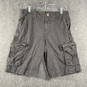 Vintage 90's Y2K Cargo Supply Mossimo Mens 28 Shorts Skater Grunge Faded Black